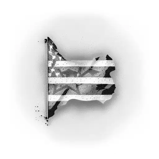 Motocross Jump With The Texas Flag As The Background