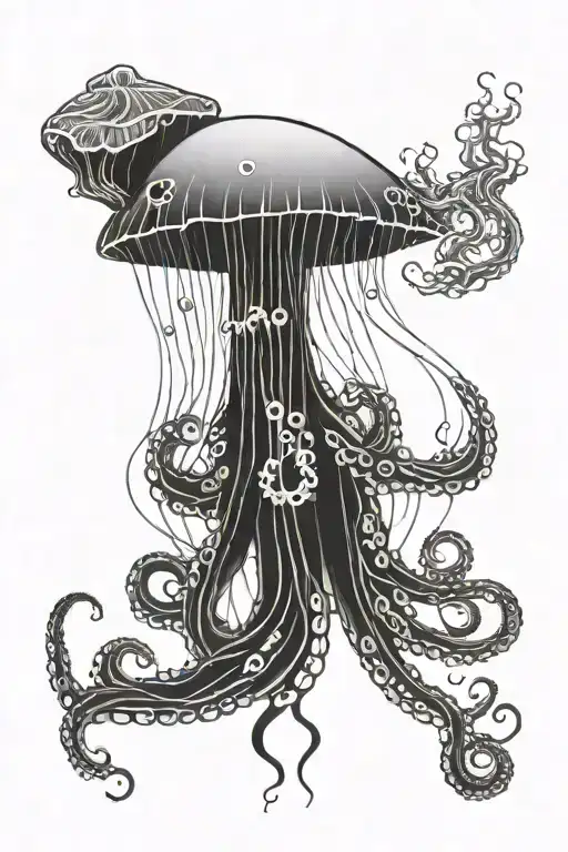 String Ray Jellyfish Octopus