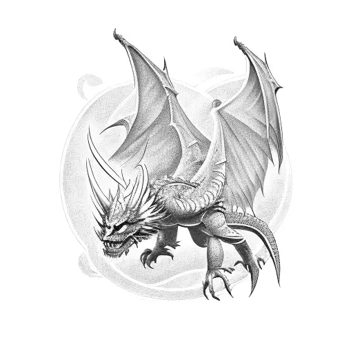 Archangel Spearing Dragon