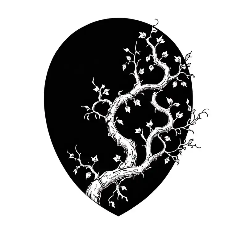 Vines Growing Up Arm Sleeve