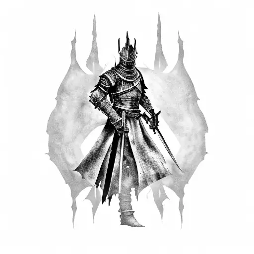 Dark Souls Style In Sorrowful And Lonely Atmospere