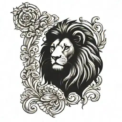Medici Lion To Go On Shoulder Blade