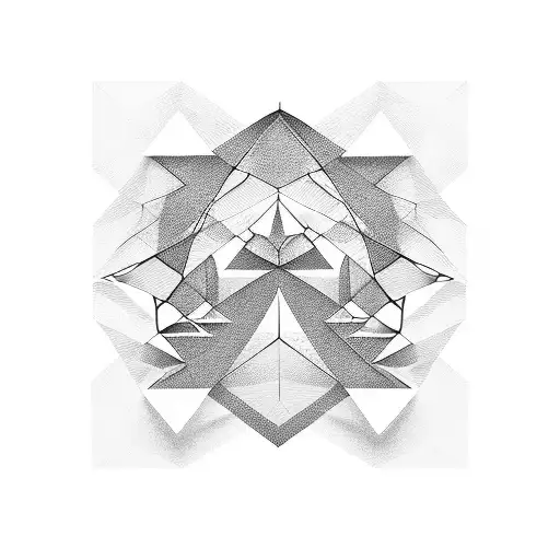 Merging Geometric Shapes With Elements Of Nature