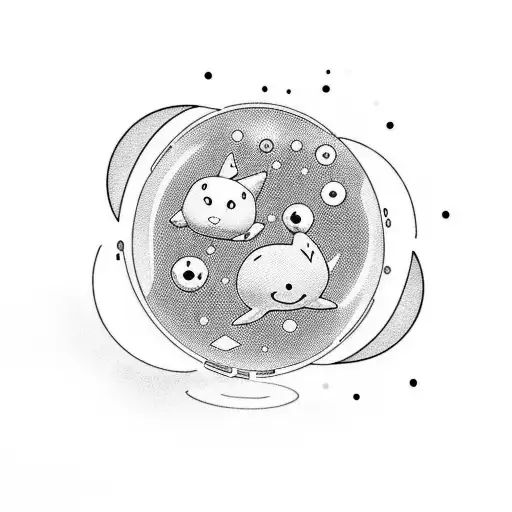 Ditto Pokemon In A Bubble