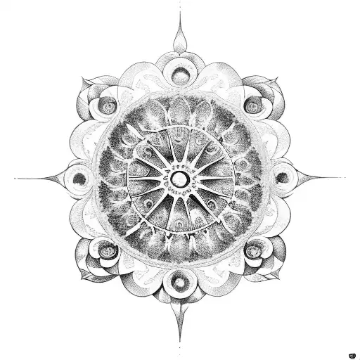 Rose Window And Medusa