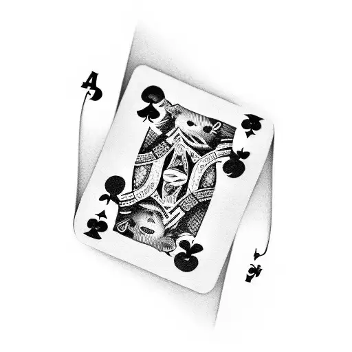 Playing Card Half Jack Half Joker