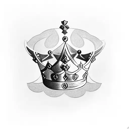 King's Crown With Word Muthabali