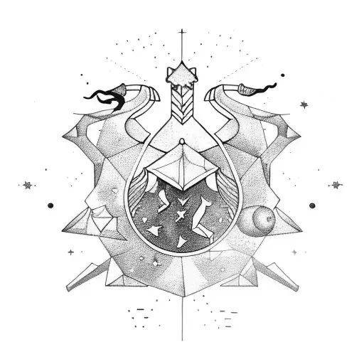 Capricorn Constellation In Space