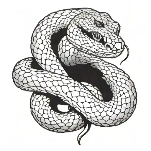 Snake On The Shoulder It Should Crawl