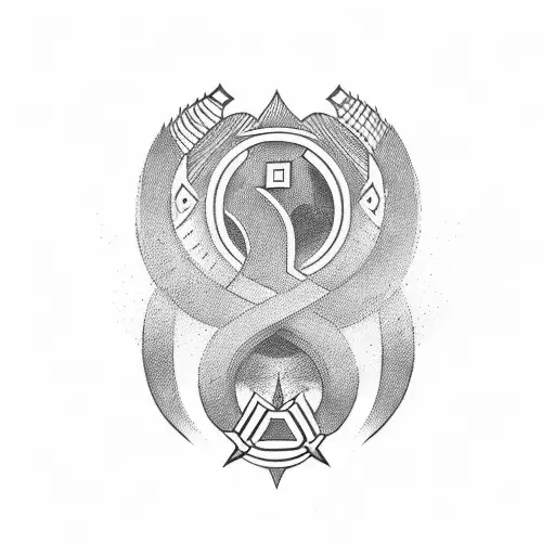 Tribal-inspired Entrepreneur Symbol