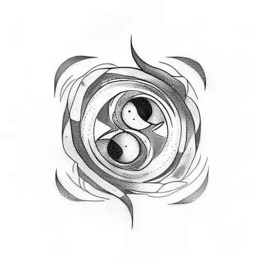 Yin And Yang Pisces Symbol