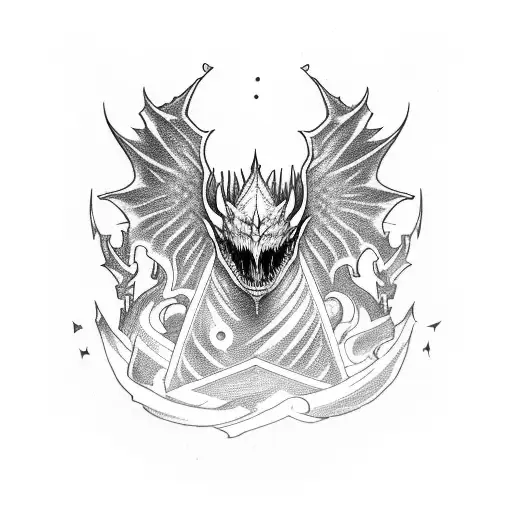 Dark Lettering Skyrim Alduin