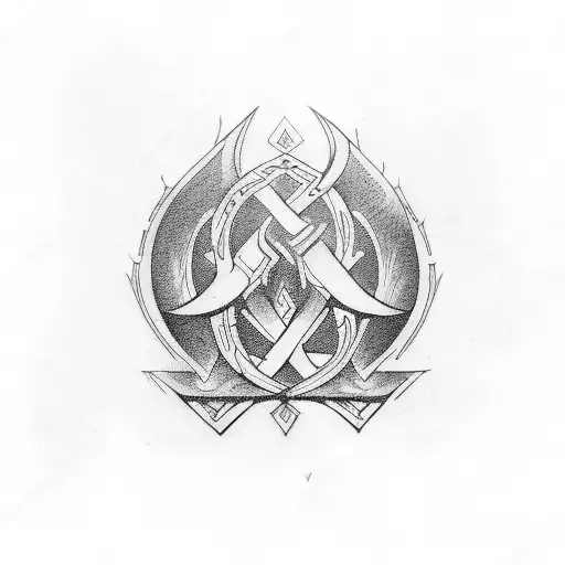 Dark Lettering Viking