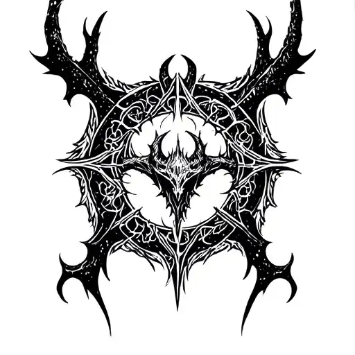 Chernobog Symbol Gothic Style