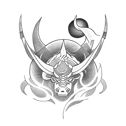 Taurus With Rising Sun