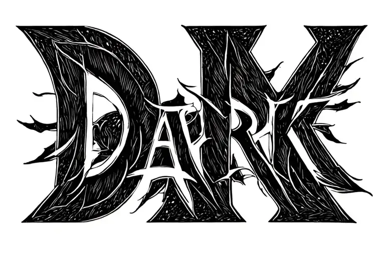 Strength Dark Lettering