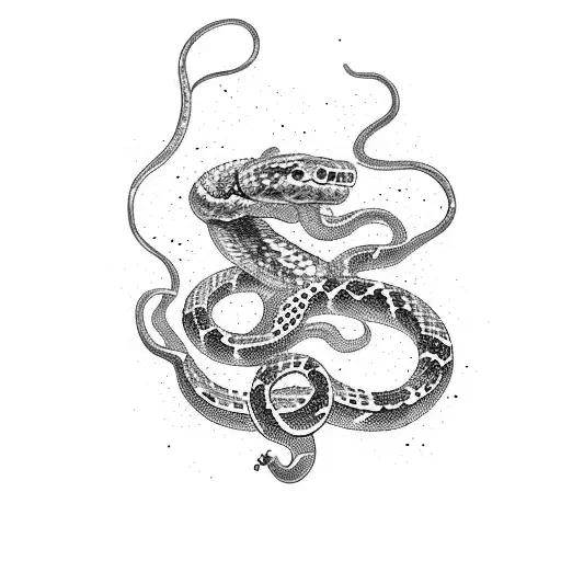 A Gun Morphing Into A Snake Covered In Dripping Slime