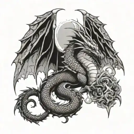 Dragon With Angel Wings
