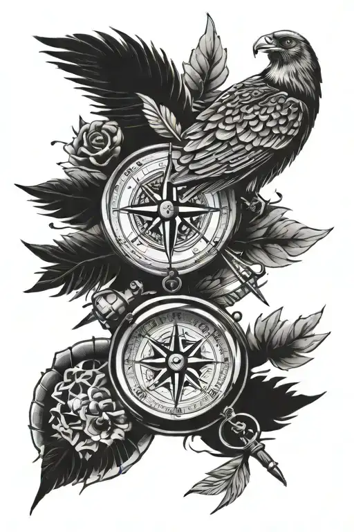 Compass Hawk And 1973 Inside