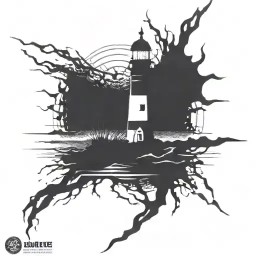 Dark Spiked Chaos Lighthouse Simple