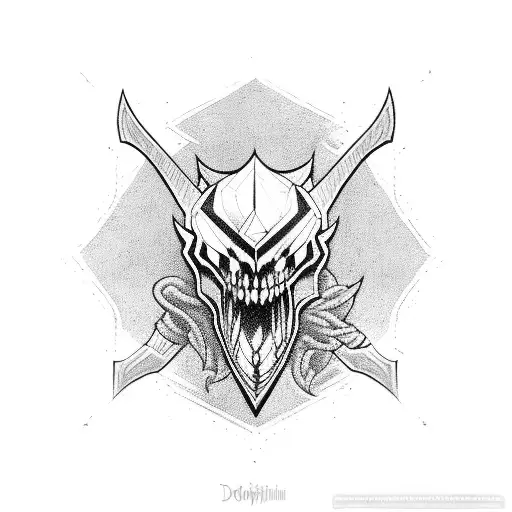 Dark Lettering Dovahkiin