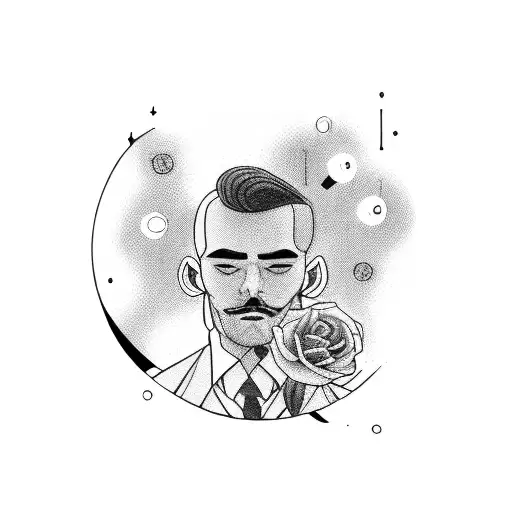 Man Holding His Dead Wife