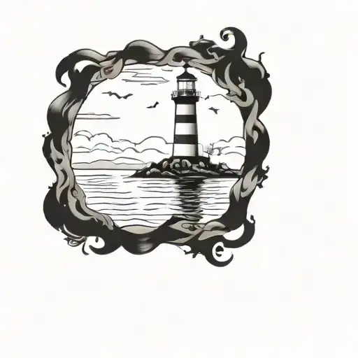 Dark Spook Erie Creepy Lighthouse