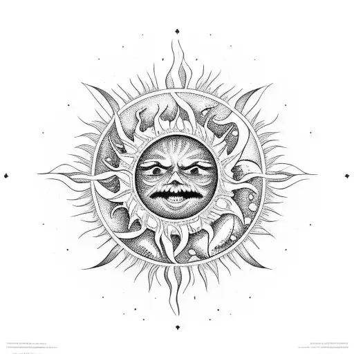 A Majestic Sun Rising Over A Horizon Of Scales