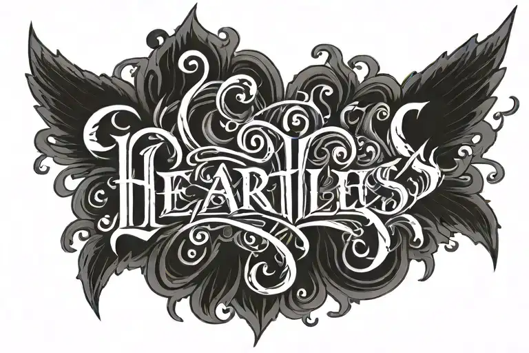 The Word Heartless Written