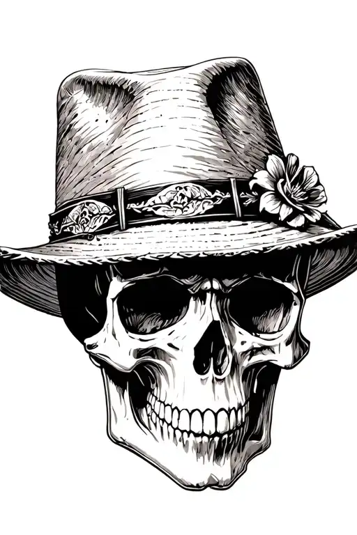 Skull In A Strawhat