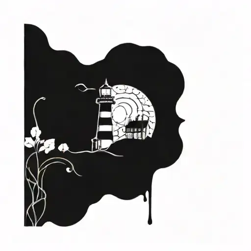 Cosmic Lighthouse Simple Vines