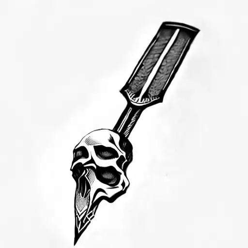 Skull And Two Sword