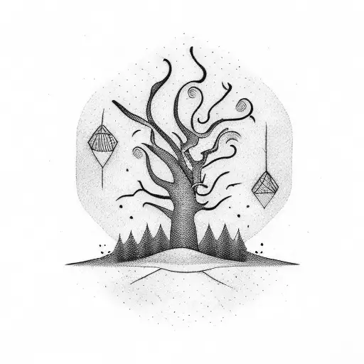 Number In The Shape Of A Tree