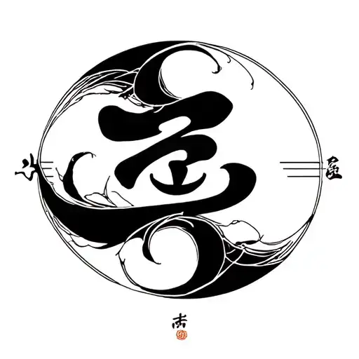 Anime Ying And Symbol