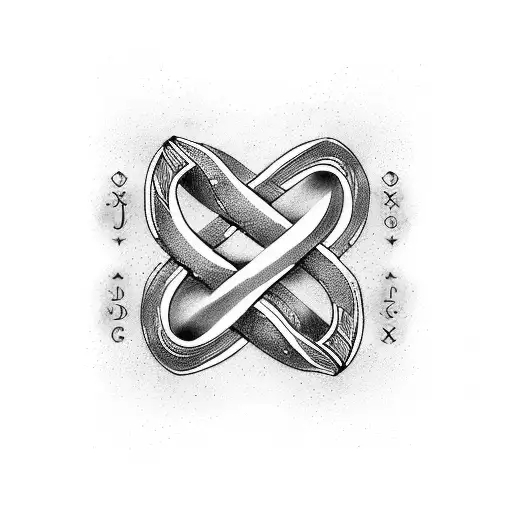Infinity Symbol With Viking Letters For Dlrtsjmde