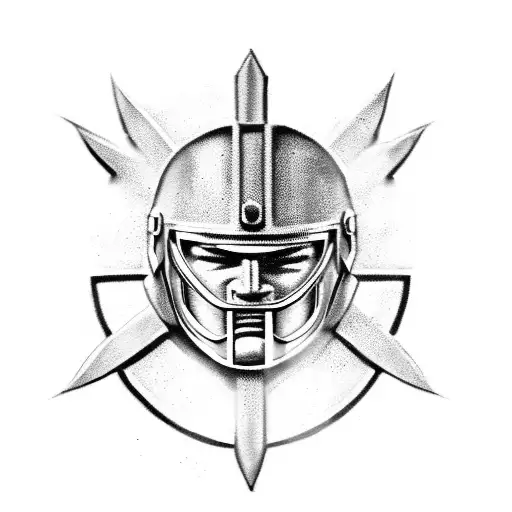 Kneeling Spartan With Helmet Removed