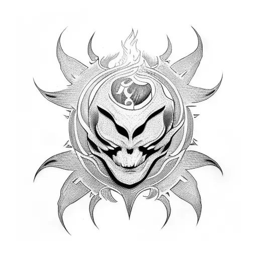 Hollow Sun With Fire Trail