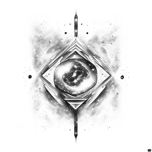 Space With Galaxies And Nebula