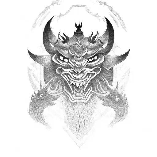 Mongolian Demon Door