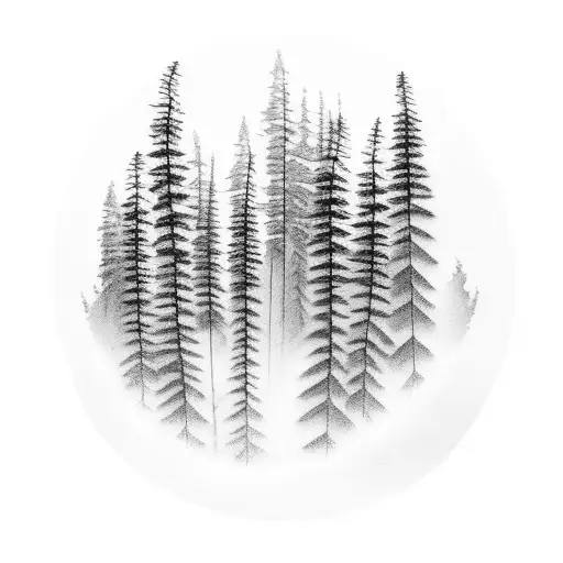 A Serene Forest Landscape With Hidden Travel Destinations