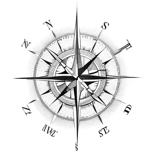 Compass With Aircraft