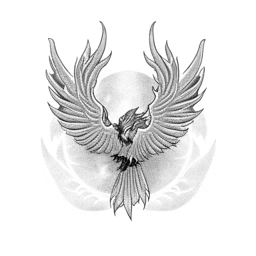 A Flying Phoenix Landing