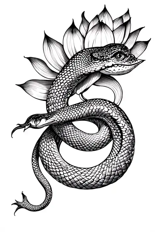Snake Wrap Lotus