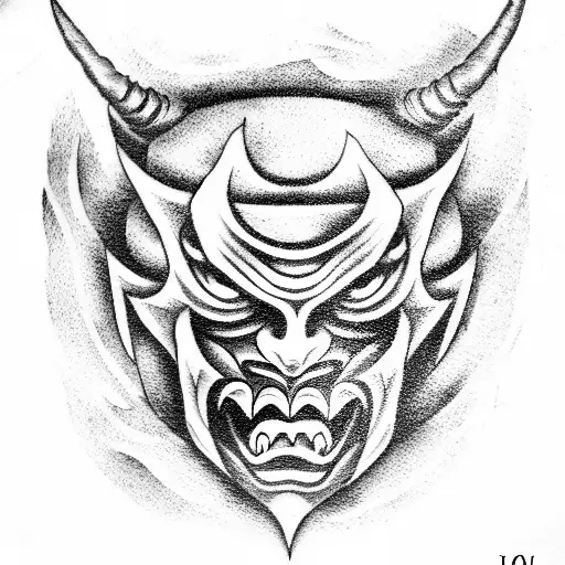 Demon Oni Mask