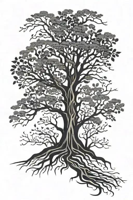 Family Names Creating A Tree Growing