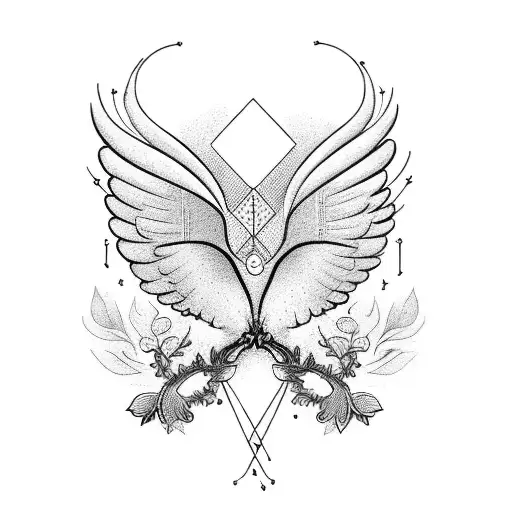 Portrait Of A Songbird Within A Vintage Picture Frame