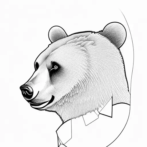 Bear Drew By Simply Lines