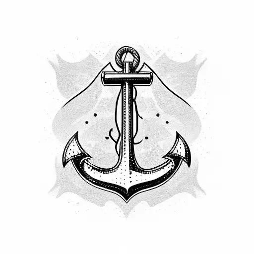 Anchor With Cape Breton Island