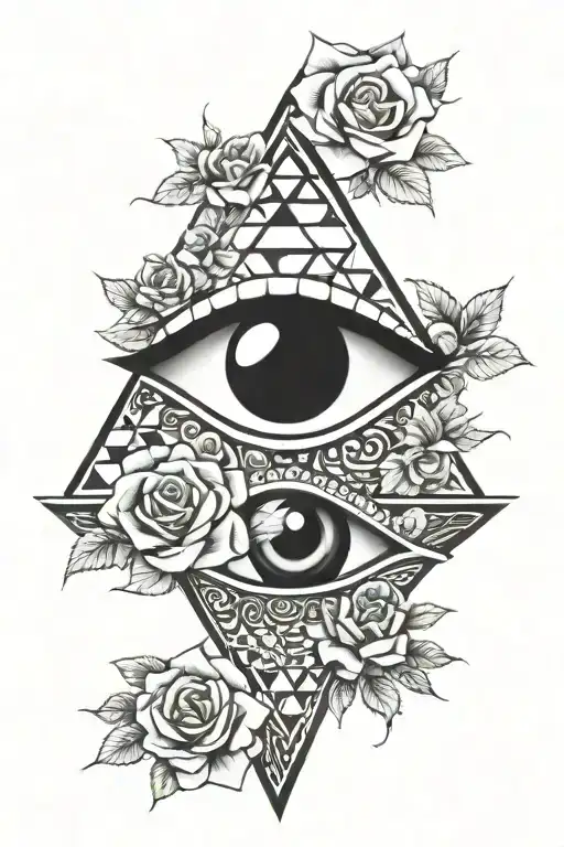 Rose Eye Pyramid Bowl
