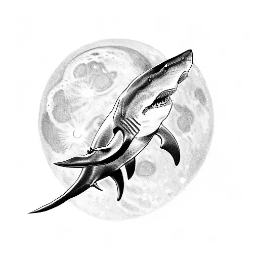 White Shark Moon